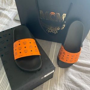 Women’s MCM sandal.